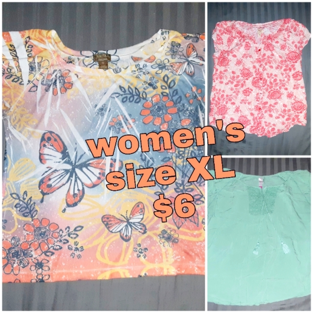 Women's shirts size XL